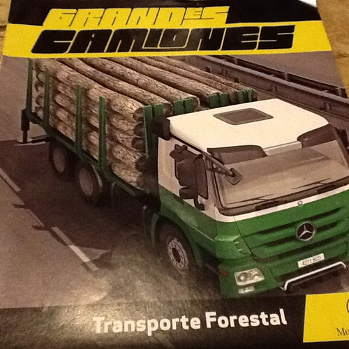Folleto Camión Forestal  Man  Grandes Camiones Ed.sol90