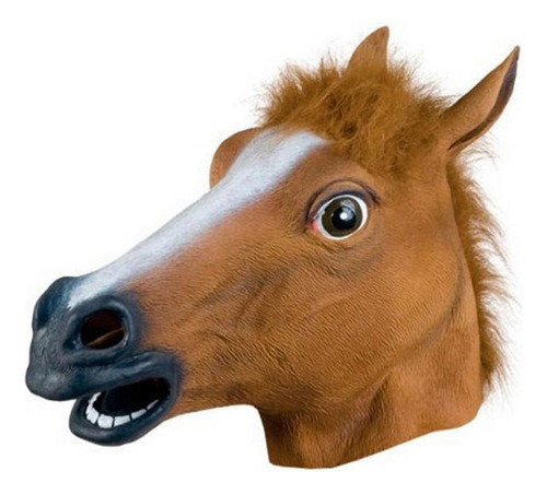 Mascara Caballo Loco Cafe Latex Bojack Horseman Disfraz Pony
