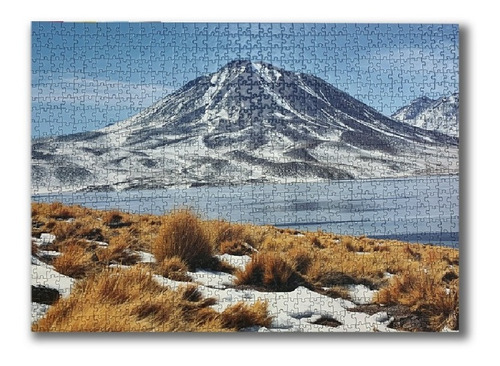 Imagen 2 de 4 de Puzzle 1.000 Piezas Lagunas Altiplánicas Paisajes Chilenos