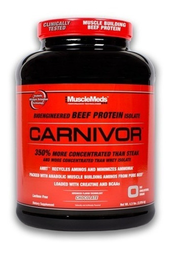 Carnivor 4.5lbs Musclemeds Proteina De Carne Con Creatina