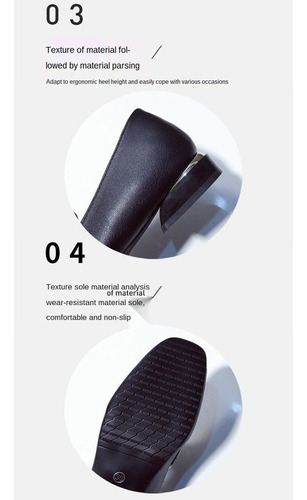 Imagen 4 de 8 de Mocasines De Piel Suave Tacón Bajo Zapatos Blancos Dama Muje