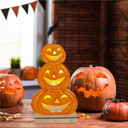 Lámpara De Calabaza De Halloween, Decoración De Calabaza,