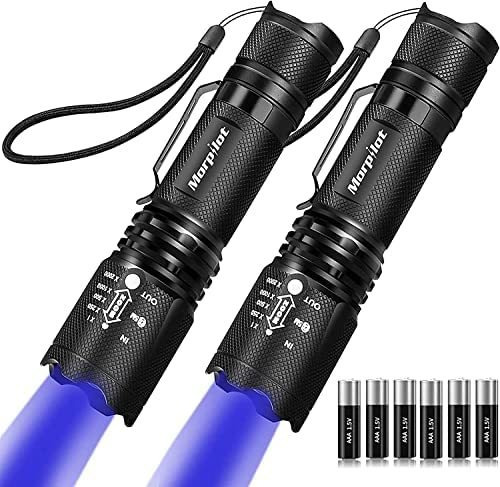 Linterna Led Morpilot Recargable Luz Azul - Pack X2