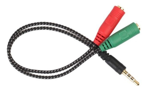 25 Piezas Divisor Cable Splitter Auxiliar 3.5 Mm Micrófono