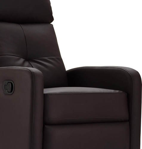 Sillón Reclinable Color Marrón Chocolate Uph10163a