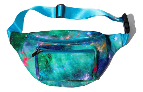 Pattycandy Aquamarine Cool Galaxy Prints Fanny Pack Para Hom