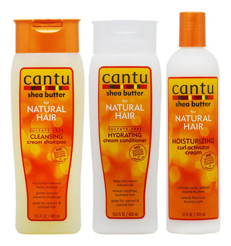 Cantu Champú De Manteca De Karité + Acondicionador Hidrat.