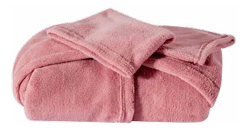 Imagem 1 de 1 de Cobertor Juma Enxovais Nepal Com manga cor rosa com design liso de 1.9m x 1.5m