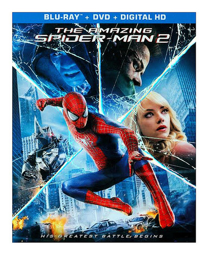 El Sorprendente Hombre Araña 2 Combo Blu-ray + Dvd Importado