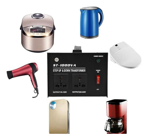 Transformador De Voltaje 110v - 220v (1000 Watts)