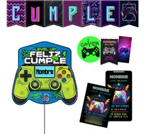 Comprar Kit Imprimible Cumple + Candy Editable - Gamer