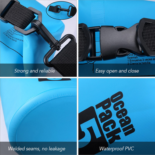 // Mochila De Agua Seca Impermeable Al Aire Libre De 10