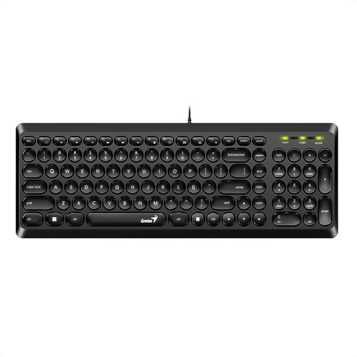 Teclado En Español Genius Slimstar Q200 Usb Cableado - Otec