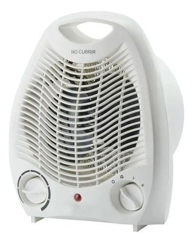 Caloventilador Portátil 2000w 2 Niveles Calor + Aire Frio Color Blanco