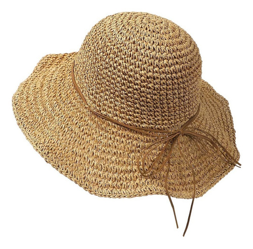 1 Sombrero Para El Sol De Playa Sombrero De Paja Versátil