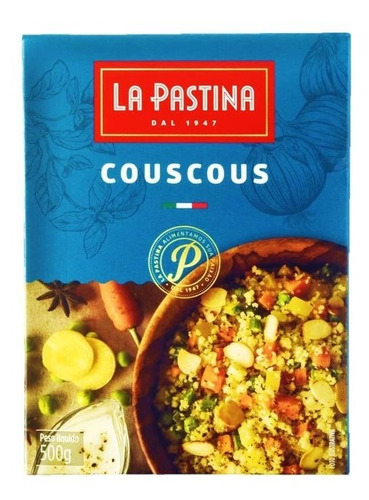 Couscous La Pastina  500g Produto Italiano Cuscus Marroquino