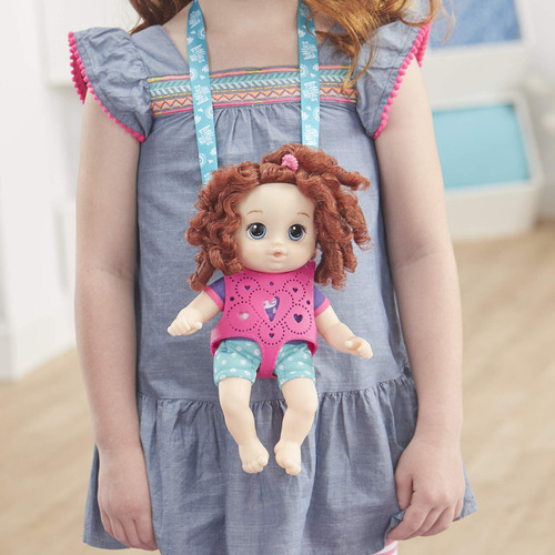 Set Muñeca Bebe Baby Alive Little Zoe Rizada Lista A Jugar