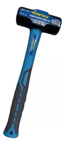 Combo Martillo Mazo 4 Libras 38cm Mango Fibra