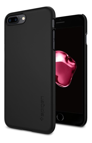Capa Original Spigen iPhone 7/8 Plus Thin Fit Preto