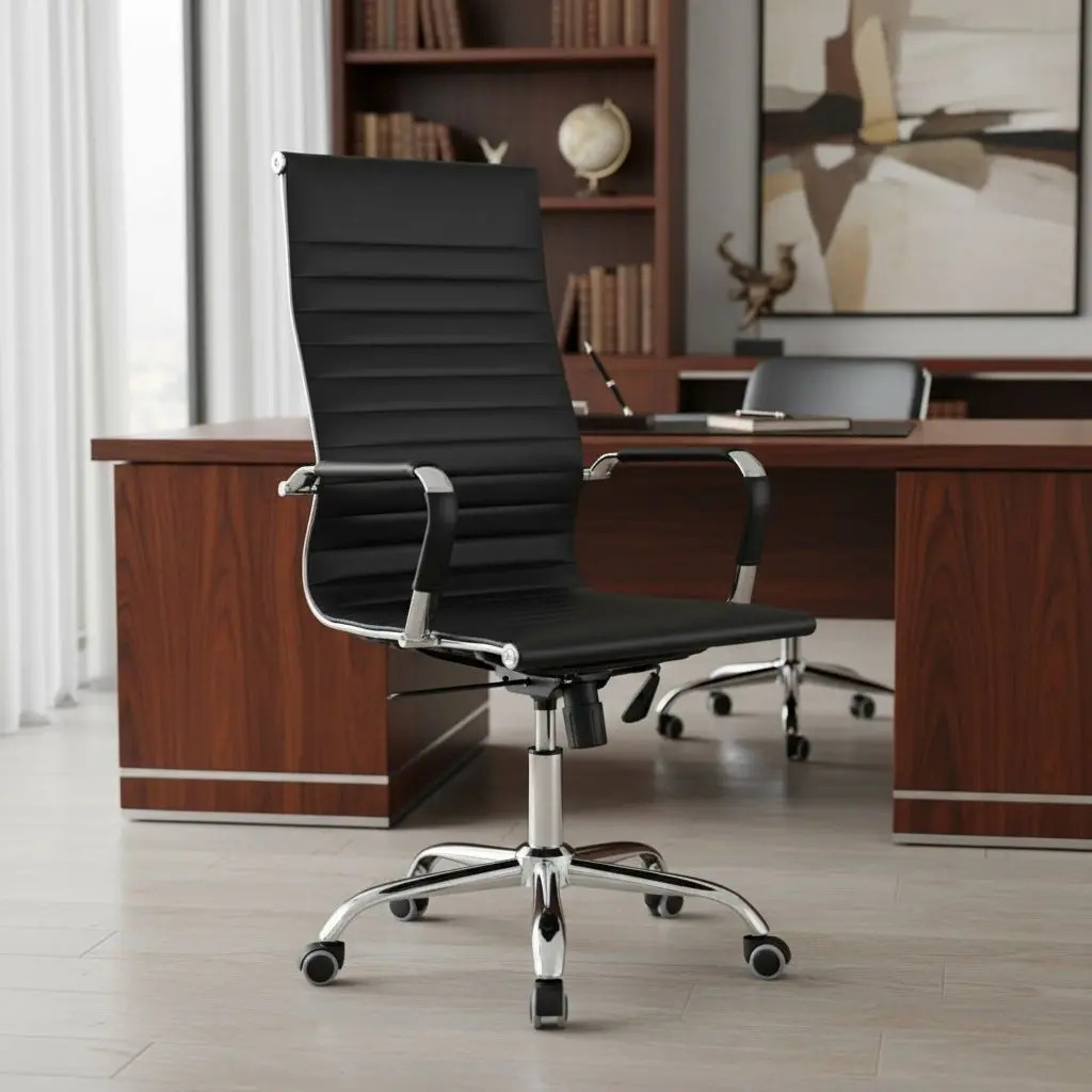 Cadeira Sweet Studio Executiva Office Ergonômica Giratória Com Apoio Lombar Regulável