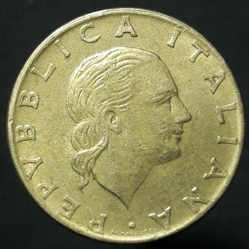 Moneda Italia 200 Liras 1979 