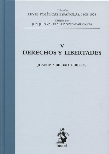 Derechos Y Libertades. Tomo V, De Bilbao Ubillos, Juan María. Editorial Portal Derecho, S.a. (iustel), Tapa Dura En Español