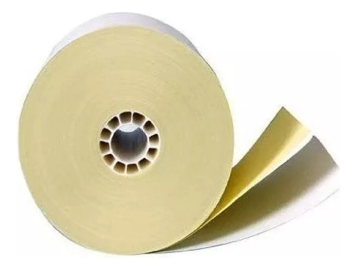 100 Rollo Papel Pcm Autocopiante 76x70 Mm Eba7670 Bco/ama