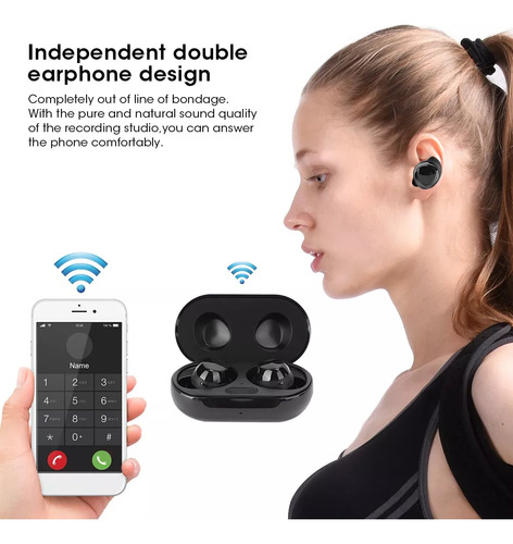 Fone De Ouvido R175 Bluetooth 5.0 True Wireless Smart Touch