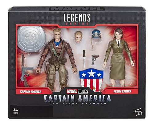 Marvel Legends Studio Series Captain America & Peggy Carter