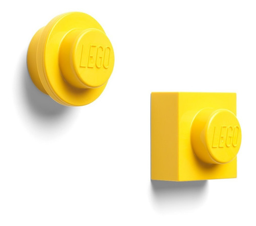 Lego Set Imanes Magneticos Bloques X2 Unidades Colores