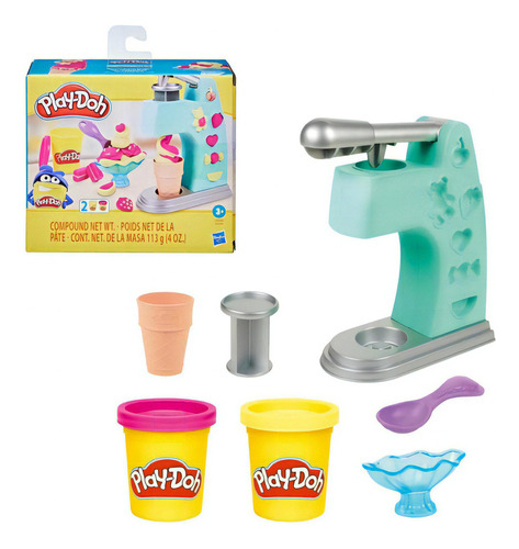 Play Doh Mini Clasicos Modelos Hasbro - Fabrica De Helados Color Multicolor