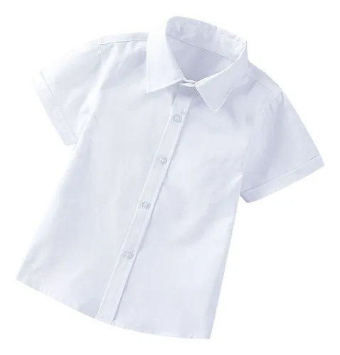 Camisa Escolar Niña Blusas Colegio Blusa Playera Blanca Niña Blusa