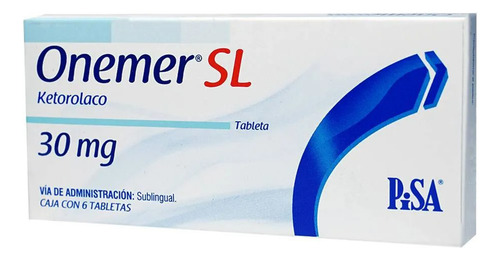 Onemer Sl 30mg Caja 6 Tabletas