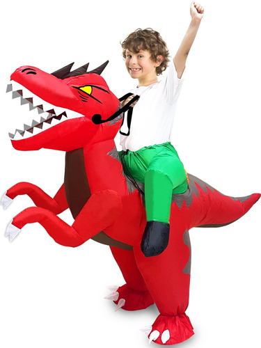 Disfraz De Dinosaurio Inflable De Halloween De Camlinbo Para