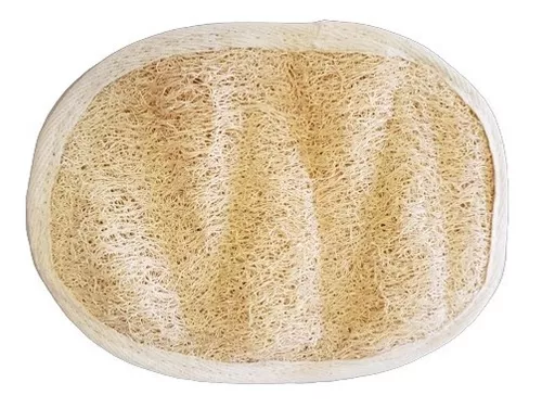 Manopla Exfoliante de Luffa Ovalada para Baño