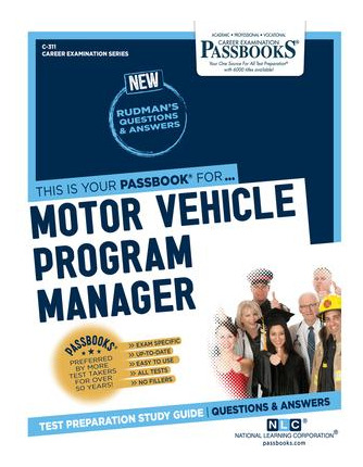 Libro Motor Vehicle Program Manager, Volume 311 - Nationa...