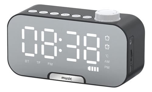 Altavoz Bluetooth Inteligente W Con Reloj Y Espejo Para Pers