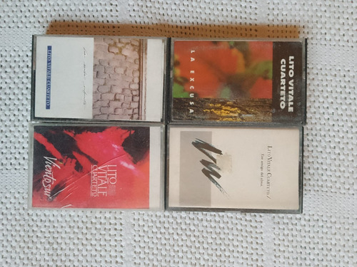 Lote 4 Cassettes Originales De Música . Lito Vitale Cuarteto