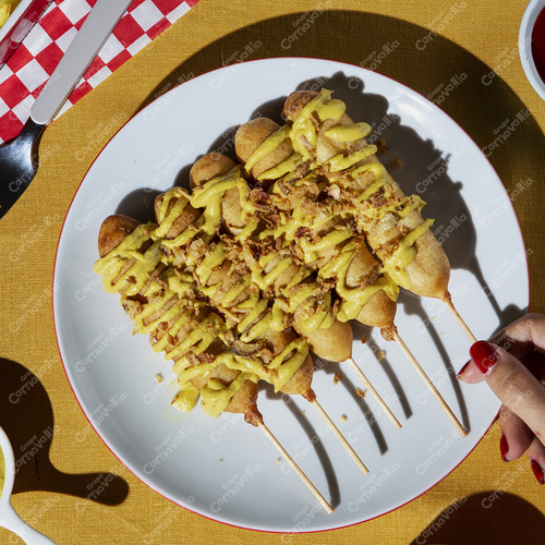 100 Palillos Bambu Bocadillo Chef Lujo Catering Broche 30cm