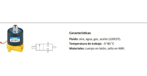 Valvulas Solenoides 2d-08-u1 Nc 1/4   110vac Directa