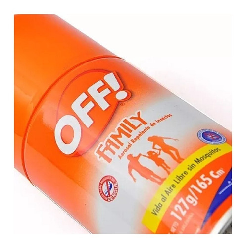 Repelente Off Family 15% Deet 6 Hrs 165 Cc