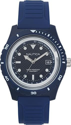 Nautica - Reloj De Cuarzo De Resina De Silicona Para Hombre