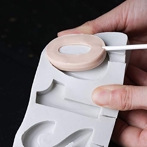Molde De Silicona Para Fondant Con Números Del 0 Al 9, Para