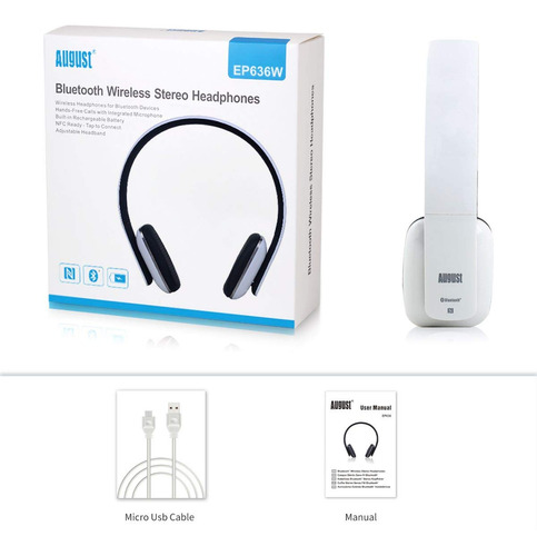 Auriculares Bluetooth August Ep636 Inalámbricos Para Supraau
