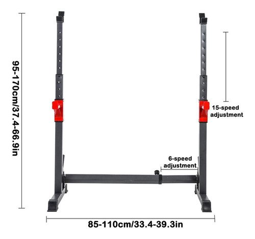Auxiliary Fitness Dumbbell Bench Adjustable Squat Rack
