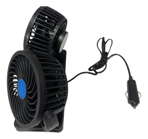 Ventilador Automotivo Duplo Com Ajuste P/ Carro Caminhão 12v