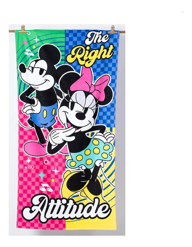 Toalla De Baño Infantil 70x140  Minnie Actitude