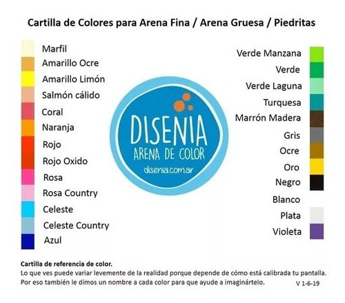 Imagen 4 de 6 de Arena De Color Decorativa Decoración Terrarios 1kg Disenia