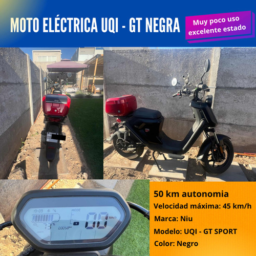 Moto Eléctrica Uqi Gt Sport Negra