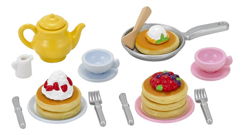 Juego De Tortitas Esponjosas 1 X Sylvanian Families Furnitur